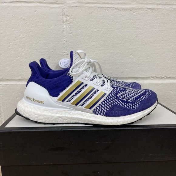 Adidas Ultraboost 1.0 Washington Huskies PE Purple White Gold (HG5867) Sz 7.5 US - Picture 2 of 11